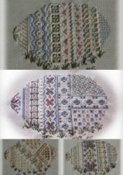 Handanger Embroidery EGG №№ 200, 201, 202, 203